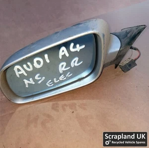 Espejo de ala eléctrico lateral cercano Audi A4 B5 1997 plateado para pasajeros E6012316 - Imagen 1 de 2
