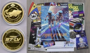 CREATION Las Vegas Star Trek Convention 2024 GOLD COIN with Program Guide PLUS! - Picture 1 of 6