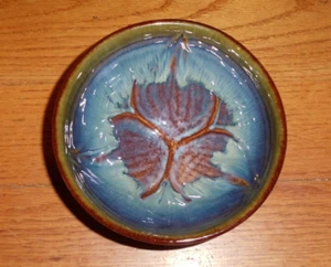 Bill Campbell Studio Pottery 6"  Bowl Drip Glaze Signed - Picture 1 of 4