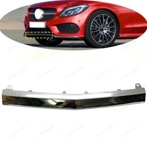 Front Bumper Cover Chrome 2058851574 For Mercedes-Benz C Class W205 2015-2019 - Picture 1 of 4
