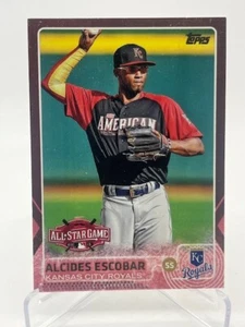 2015 TOPPS UPDATE ALCIDES ESCOBAR MOTHER'S DAY PINK #D 38/50 SP - Picture 1 of 1