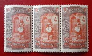 SOMALI COAST French Occupation 1915 4c MNH Strip Drummer Mi 84 Sc 82 Superb 4300 - Picture 1 of 3