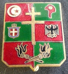 Insigne Service des Essences – 1re Armée Rhin Danube – émaillé – REF 5982 - Picture 1 of 2