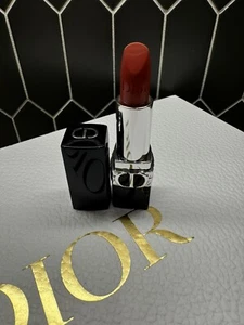 NEW Dior Rouge Dior Satin Lip Balm in CLASSIC ROSEWOOD #772 - FULL SIZE w/o Box - Picture 1 of 2
