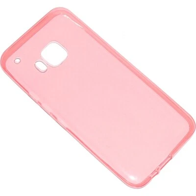 Custodia Silicone Back Case Ultra Slim 0,3mm Gel Sottile Trasp. Htc One M9 Rossa - Immagine 1 di 3