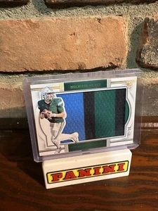 2024 Panini National Treasures Michael Pratt #rs-mpt 3 Color Jumbo Patch RC /10 - Bild 1 von 2