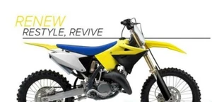 Polisport Restyle Plastic Kit Set New Style 2019 Look Suzuki RM250 RM125 01-08 - Picture 1 of 2