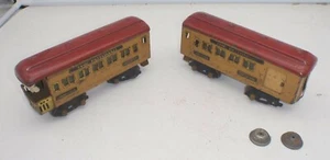 Lote de 2 vagones de tren American Fyler - 3182 Observation y 3180 Club Car - Imagen 1 de 8