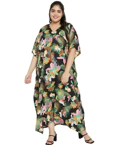 Women Summer Maxi Caftan Casual Dress Beachwear Party Plus Size Boho Long Kaftan - Picture 1 of 8