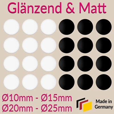 MARKENLOS Abdeckkappen Selbstklebend Schrauben Loch Kappe Abdeckung Schrank Aufkleber