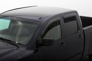 Side Window Deflector for Fits 2004-2010 Nissan Titan Crew Cab Pickup, 2011-2015