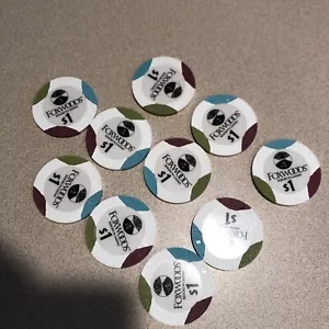(10) $1 foxwoods mgm lote de fichas de casino - Imagen 1 de 2
