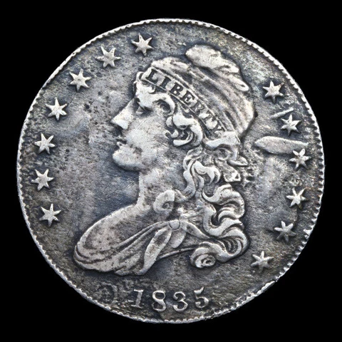 1835 Capped Bust Half Dollar    xx Cover