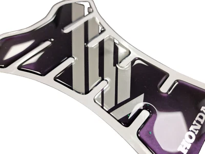 ГЕЛЕВАЯ подушка бака для мотоциклов HONDA — черная с фиолетовым оттенком - Изображение 1 из 2