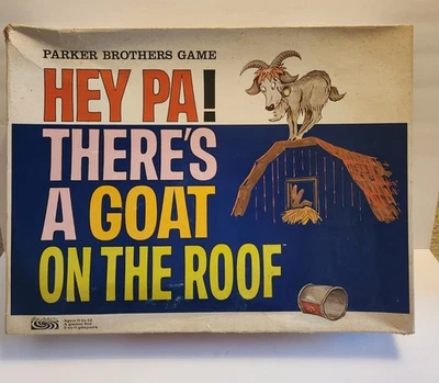 Vintage Hey Pa! There's A Goat On The Roof Game Parker Brothers 1966 Unplayed - Image 1 of 4