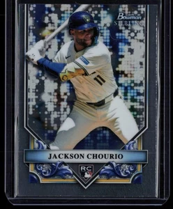 JACKSON CHOURIO 2024 BOWMAN STERLING ROOKIE RC MILWAUKEE BREWERS #BSR-26 - Picture 1 of 2