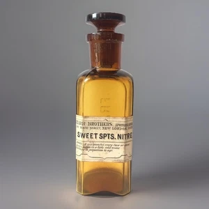 Antike Apothekerflasche Fraser Starr Brothers Sweet Spts Nitre 5,5" - Bild 1 von 5