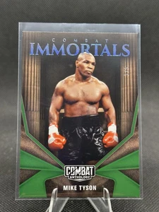 Mike Tyson Combat Immortals #3/5 Green 2025 Panini Anthology SSP Rare Non Auto - Picture 1 of 2