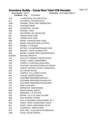 Módulo de control electrónico ECM del motor sin turbo compatible con 03 PT CRUISER 356040 Foto 1 de 4