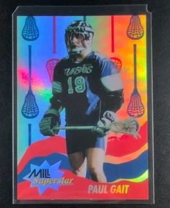 1992-93 STX Nastasi MILL Lacrosse Paul Gait Rookie Silver Special Foil Card RC - Picture 1 of 2