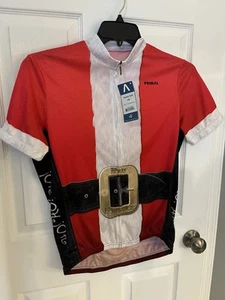NWT Primal Cycling Jersey Mens M Santa Suit Full Zip Kris Kringle Christmas - Picture 1 of 7