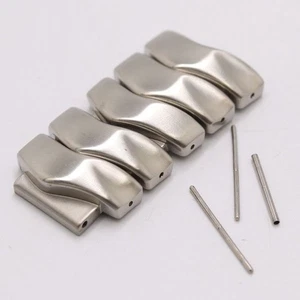 FURLA Original 5 Glieder OAKLEY Herren Uhrenarmband Armband Teile silberfarben 23 mm - Bild 1 von 3