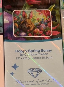 Diamond Art Club DAC Hoppy Spring Bunny - Picture 1 of 1