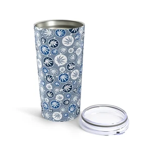 Vaso de invierno con patrón Sativa | Vajilla aislada de 20 oz, taza de viaje, gran regalo - Imagen 1 de 6