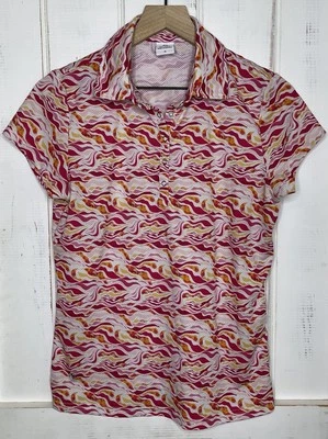 Camiseta polo deportiva diaria de golf colorida ligera deportiva ajustada para mujer M Foto 1 de 4