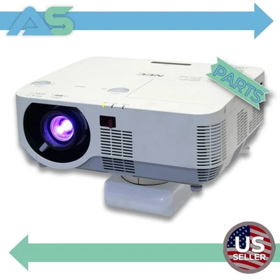 NEC P502W DLP WXGA HDMI Projector w/ Mount | 923 Lamp Hours, 4028 Filter Hours - Image 1 of 4