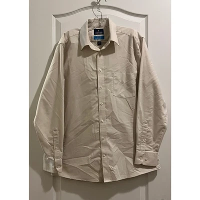 Camisa Oxford Stafford ajustada en blanco roto Foto 1 de 4