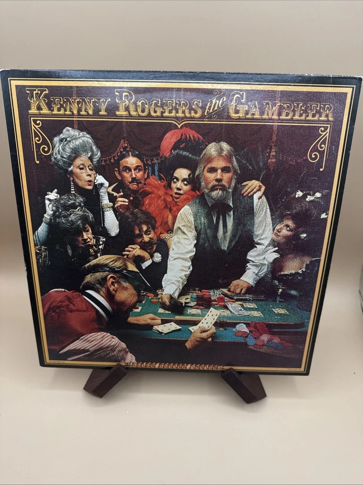 Kenny Rogers: the Gambler – 1978 Album Record Vinyl LP, VG, No Poster - Image 1 of 4