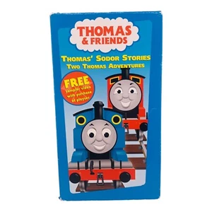Thomas Tank Engine Friends Sodor Stories Adventures VHS Tape Video Sampler Rare - Picture 1 of 6