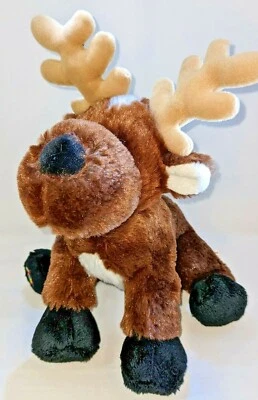 *RARE* GANZ WEBKINZ Reindeer Plush Toy NO CODE 8" - Image 1 of 4