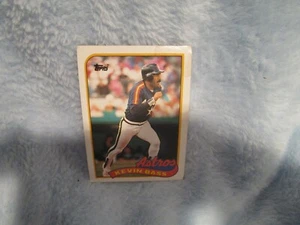 Kevin Bass, Houston Astros, Outfield, #646, Topps, 1989 - Picture 1 of 2