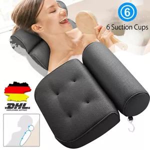 Badewannenkissen Komfort Badekissen Kopfstütze Wannenkissen mit Saugnäpfen DE - Bild 1 von 12