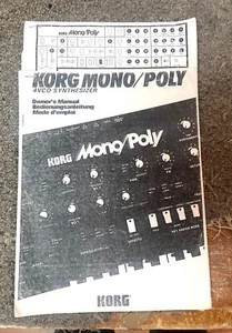 Manuale d'uso Korg Monopoly - Foto 1 di 1