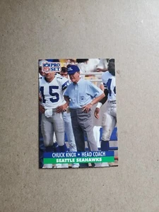 1991 Pro Set - NFLPA Logo on back #306 Chuck Knox - Bild 1 von 2