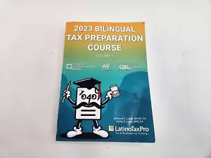 2023 Bilingual Tax Preparation Course Volume 1 Spanish English Lopez - Imagen 1 de 11