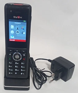 SWYX D565 DECT Handset Phone mit Ladestation ''ohne Gürtelclip'' - Bild 1 von 2