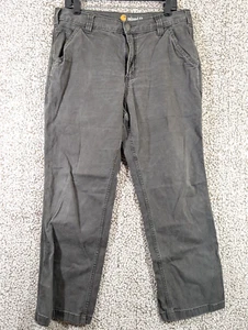 Carhartt Carpenter Work Pants Mens 33x28.5 (Tag 34x30) Green Read Desc. - Picture 1 of 10
