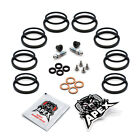 Kawasaki ZZR400 N9 2003 front brake caliper seal service rebuild kit ZX400