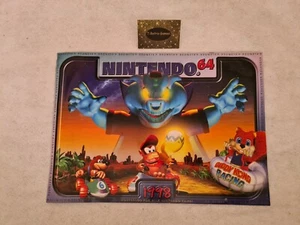 N64 Nintendo 64 Kalender Calendar 1998 Nintendo - Picture 1 of 9
