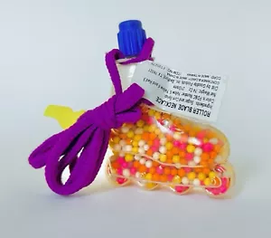 Vintage 1993 Goodlite ROLLER BLADE Candy Container bubble gum skates PURPLE - Picture 1 of 3