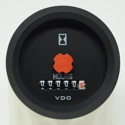 VDO Hour Meter Cockpit International Ebz 2 1/16in 24 Volt - Image 1 of 2