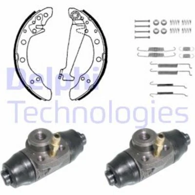 DELPHI Bremsbackensatz Bremsbacken hinten für VW UP 121 122 BL1 BL2 Skoda - Bild 1 von 2