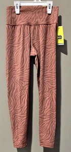 All in Motion Size XL 14 High Rise Copper Brown Animal Print Soft Leggings - Picture 1 of 6