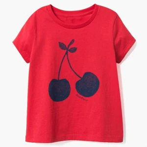 NWT Gymboree Cherry Tee Shirt Top Girls Red XS,S,M,L,XL - Picture 1 of 1