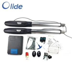 Olide Swing Gate Opener Double Arm with Photocell, Alarm Lamp, Electric Latch - Picture 1 of 6
