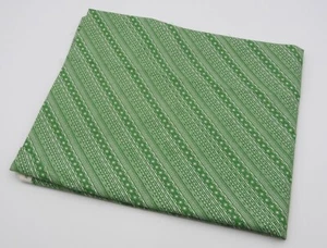 Vintage Quilt Fabric - Green Holiday Stripe - Picture 1 of 4